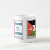 Mug du drapeau de la paix du Messie (Centre)