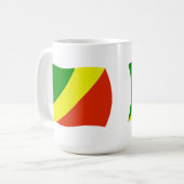 Mug du drapeau de la République du Congo (Devant gauche)