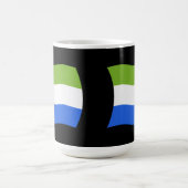 Mug du drapeau de la Sierra Leone (Centre)