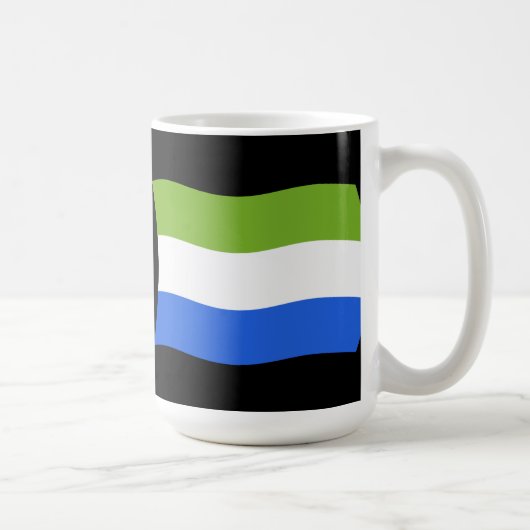 Mug du drapeau de la Sierra Leone (Droite)