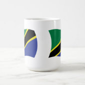 Mug du drapeau de la Tanzanie (Centre)