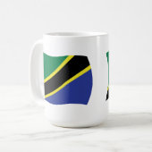Mug du drapeau de la Tanzanie (Devant gauche)