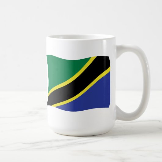 Mug du drapeau de la Tanzanie (Droite)