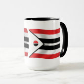 Mug du drapeau de la tribu Arapaho (Devant droit)