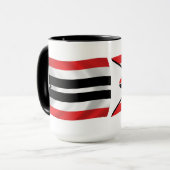 Mug du drapeau de la tribu Arapaho (Devant gauche)