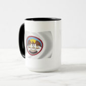 Mug du drapeau de la tribu Ute (Devant gauche)