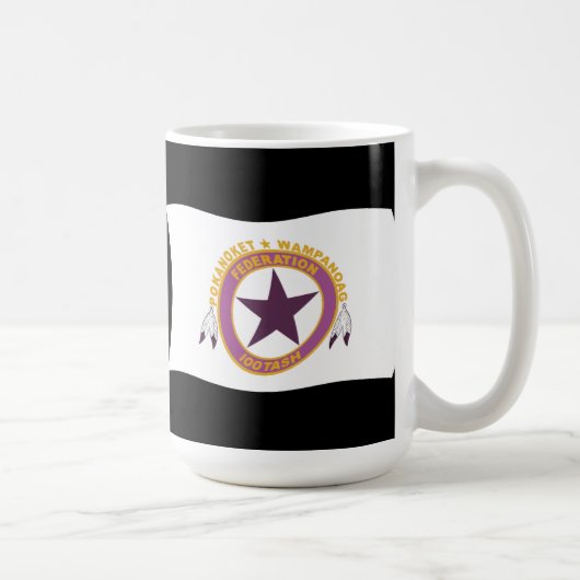 Mug du drapeau de la tribu Wampanoag (Droite)