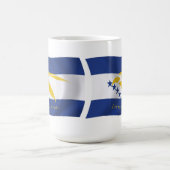 Mug du drapeau de l'atoll Johnston (Centre)