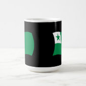Mug du drapeau de l'espéranto (Centre)
