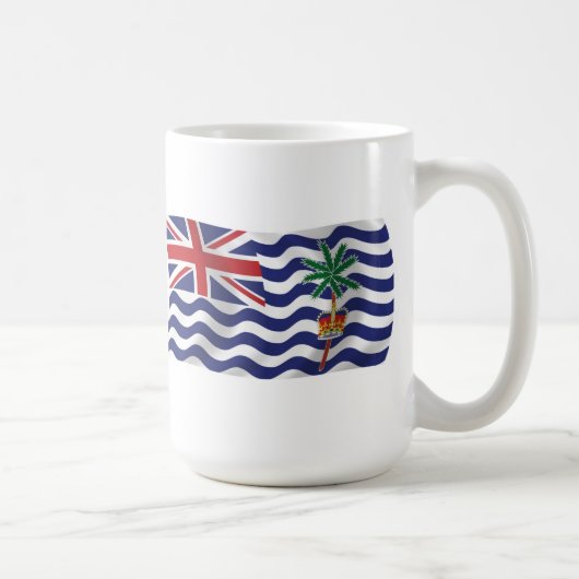 Mug du drapeau de l'océan Indien britannique (Droite)