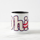 Mug du drapeau de l'Ohio (Centre)