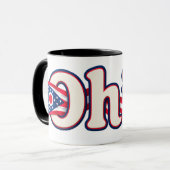 Mug du drapeau de l'Ohio (Devant gauche)