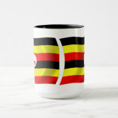 Mug du drapeau de l'Ouganda (Centre)