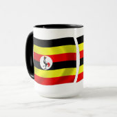 Mug du drapeau de l'Ouganda (Devant gauche)
