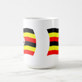 Mug du drapeau de l'Ouganda (Centre)