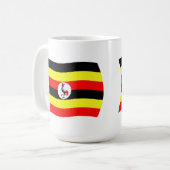 Mug du drapeau de l'Ouganda (Devant gauche)