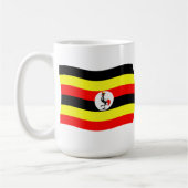 Mug du drapeau de l'Ouganda (Gauche)
