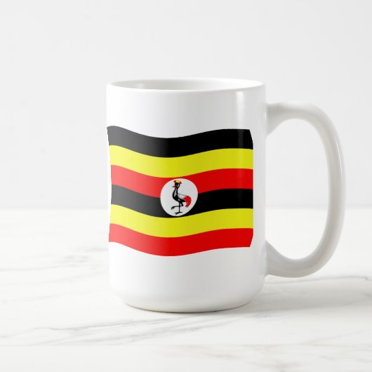 Mug du drapeau de l'Ouganda (Droite)