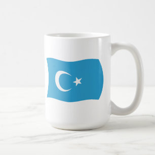 Mug du drapeau de Xinjiang ouïghour