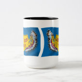 Mug du drapeau des Assiniboines de Fort Peck (Centre)