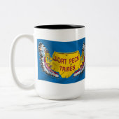 Mug du drapeau des Assiniboines de Fort Peck (Gauche)