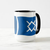 Mug du drapeau des Cheyennes du Nord (Devant droit)