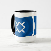 Mug du drapeau des Cheyennes du Nord (Devant gauche)
