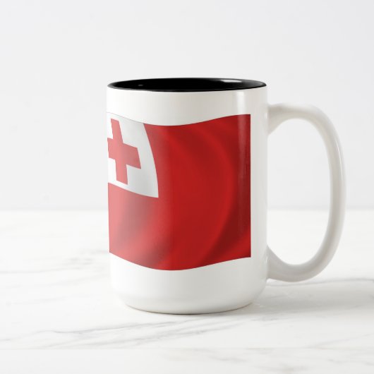 Mug du drapeau des Tonga (Droit)