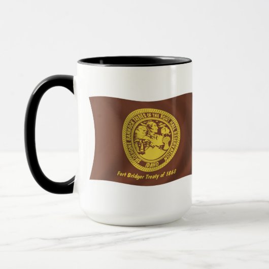 Mug du drapeau des tribus Shoshone Bannock (Gauche)