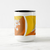 Mug du drapeau du Bhoutan (Centre)