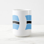 Mug du drapeau du Botswana (Centre)