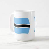 Mug du drapeau du Botswana (Devant gauche)