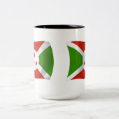 Mug du drapeau du Burundi (Centre)