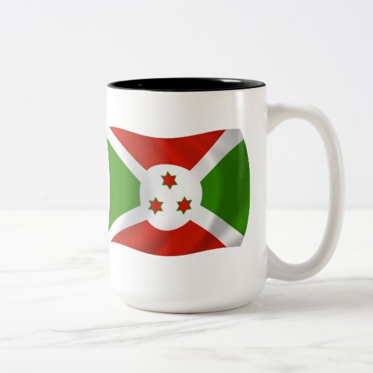 Mug du drapeau du Burundi (Droit)