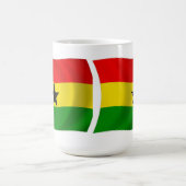 Mug du drapeau du Ghana (Centre)