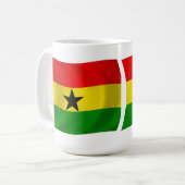 Mug du drapeau du Ghana (Devant gauche)