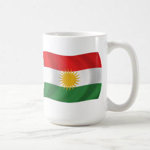 Mug du drapeau du Kurdistan