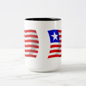 Mug du drapeau du Liberia (Centre)
