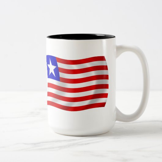Mug du drapeau du Liberia (Droit)