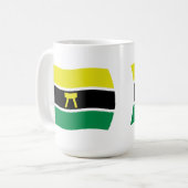 Mug du drapeau du peuple Ashanti (Devant gauche)