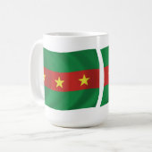 Mug du drapeau du peuple Ewe (Devant gauche)
