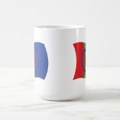 Mug du drapeau du peuple Sami (Centre)