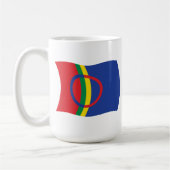 Mug du drapeau du peuple Sami (Gauche)