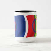 Mug du drapeau du peuple Sami (Centre)