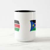 Mug du drapeau du Soudan du Sud (Centre)