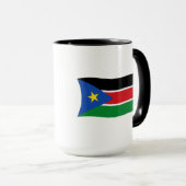 Mug du drapeau du Soudan du Sud (Devant droit)