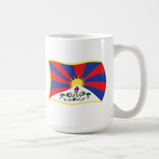 Mug du drapeau du Tibet (Droite)
