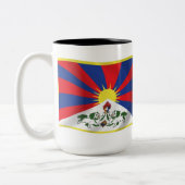Mug du drapeau du Tibet (Gauche)