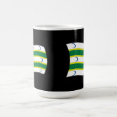 Mug du drapeau du Turkménistan (Centre)