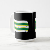 Mug du drapeau du Turkménistan (Devant gauche)